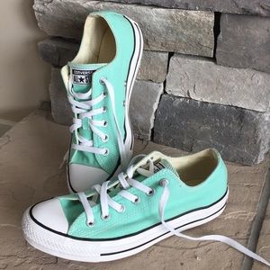 Converse All Star mint green shoes!